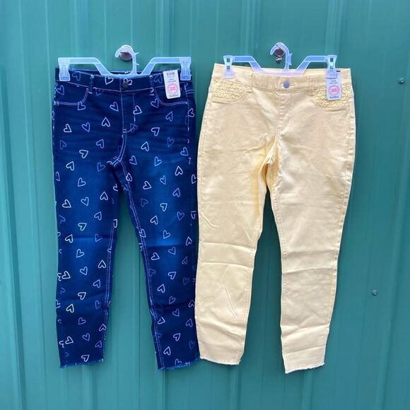 Girls Fashion Jeggings, T-Shirt & Tank Top 4-Piece Set Size XXL (18) - Picture 2 of 10